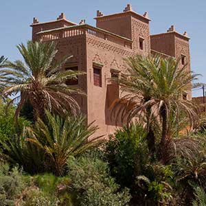 La casbah, architecture typique du sud est marocain