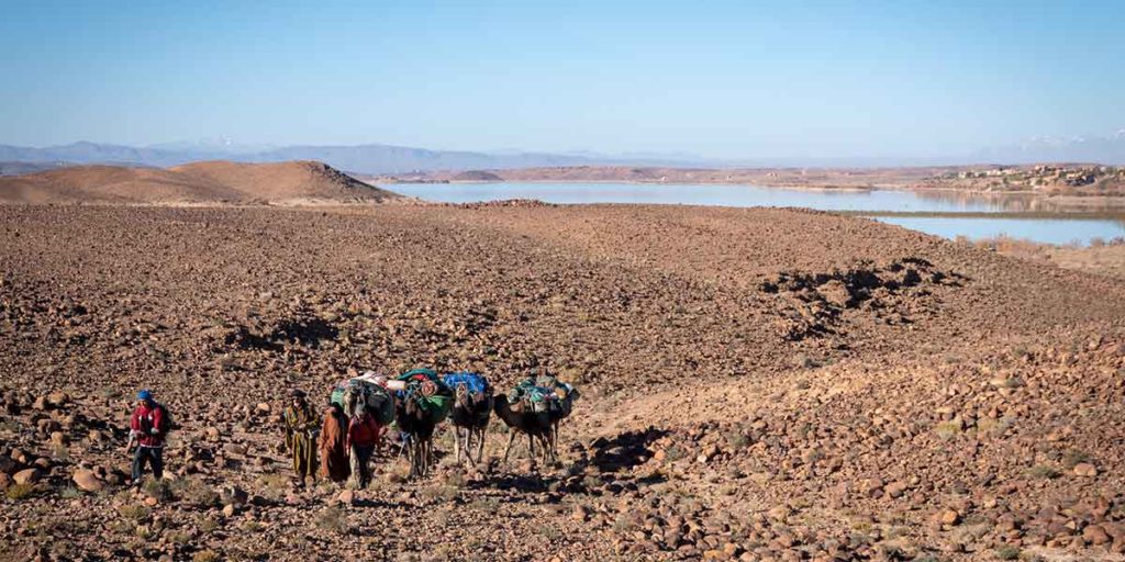 Le lac d'Ouarzazate