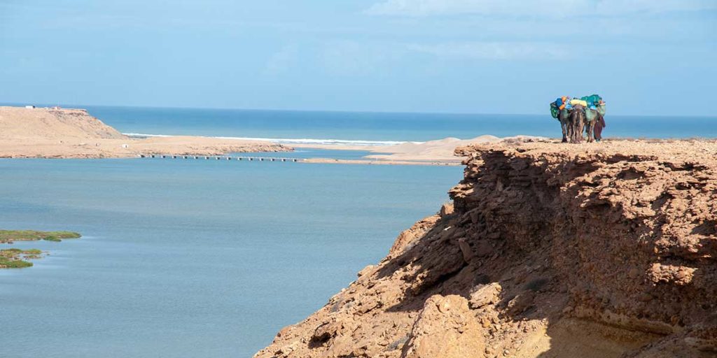 Au loin l'océan Atlantique
