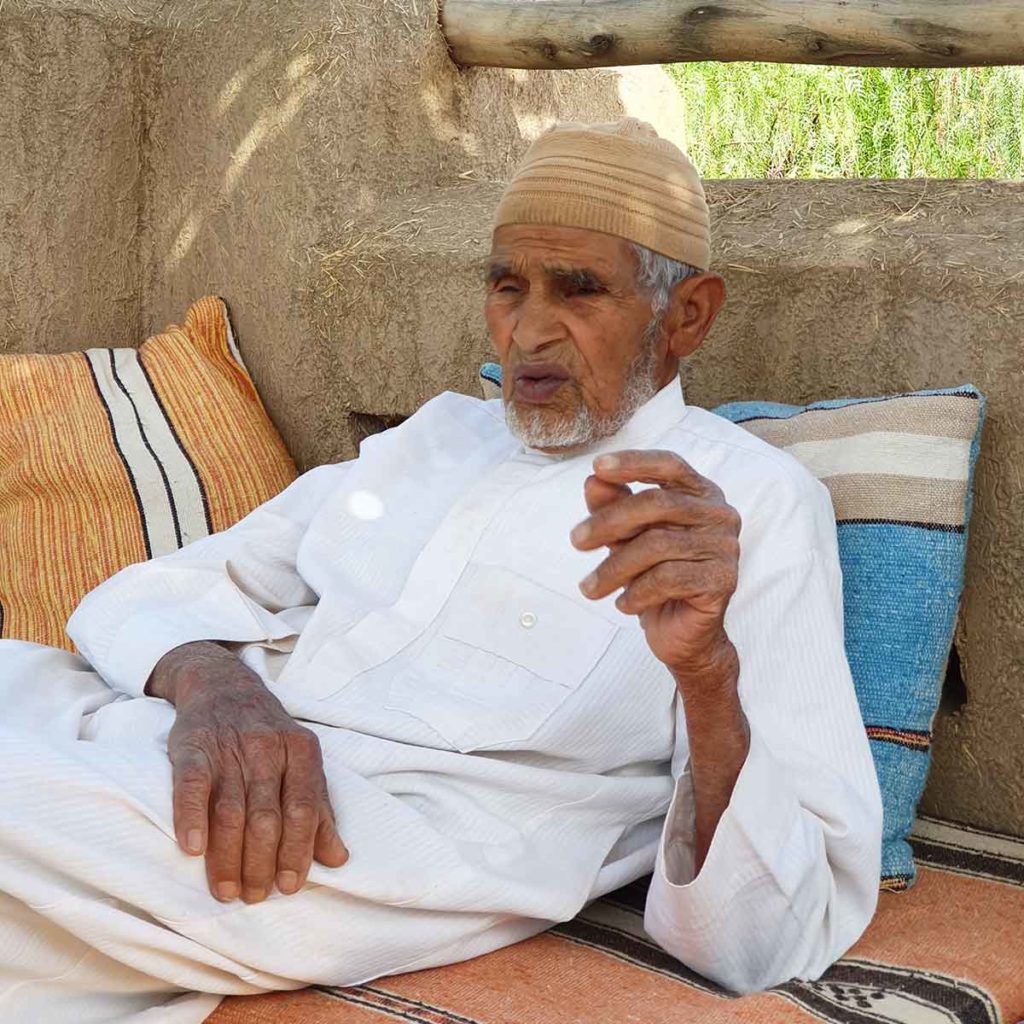 Un ancien porteur de la mémoire de l'oasis de Skoura