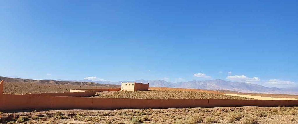 Le cimetière juif dans l'oasis de Skoura