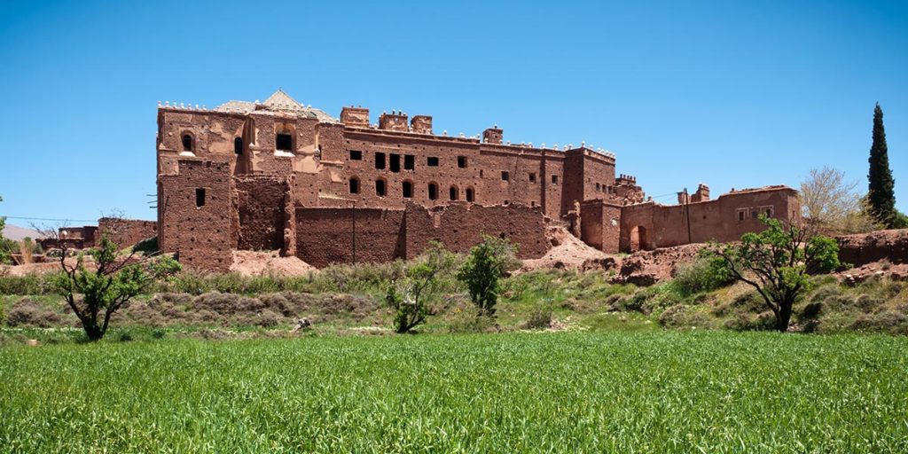 La vielle casbah de Telouet laissée à l'abandon et dans l'oubli de son passé glorieux