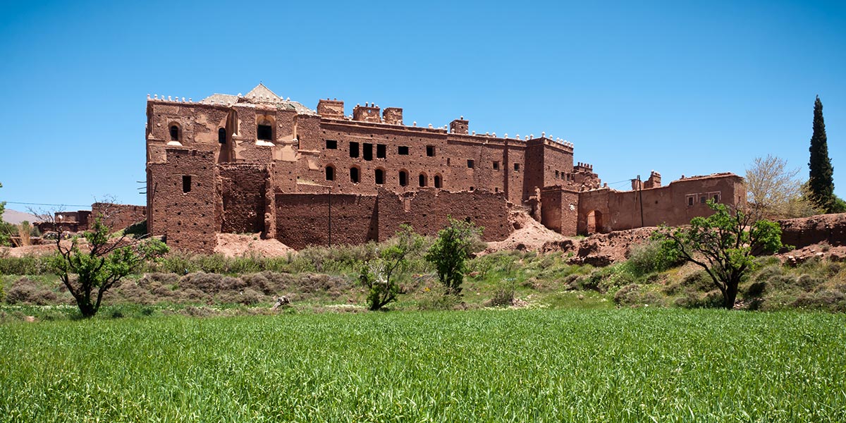 La casbah de Telouet près d'Ouarzazate