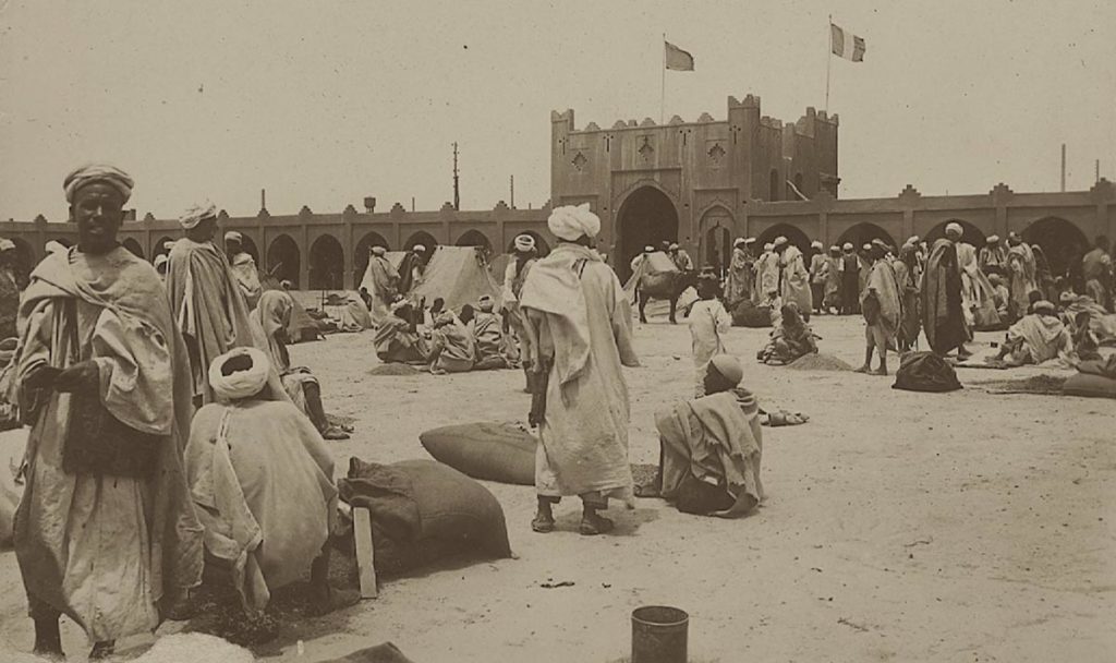 Une image d'autrefois du souk d'Errachidia