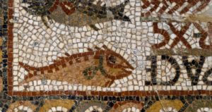 Poissons, symbole chrétien - Musée National Du Bardo. © Getty / DEA/G. DAGLI ORTI