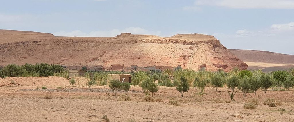 Les ruines de Tasgedlt aujourd'hui à Tadula près d'Ouarzazate - Par : Eric Anglade