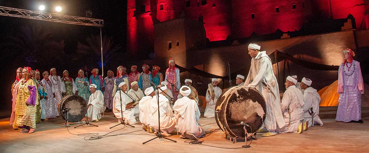 Troupe Ahwach au festival d'Ouarzazate - 2012