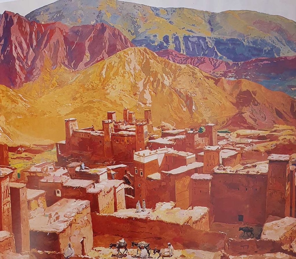 Kasbah de l'Atlas par Jacques Majorelle - 1939