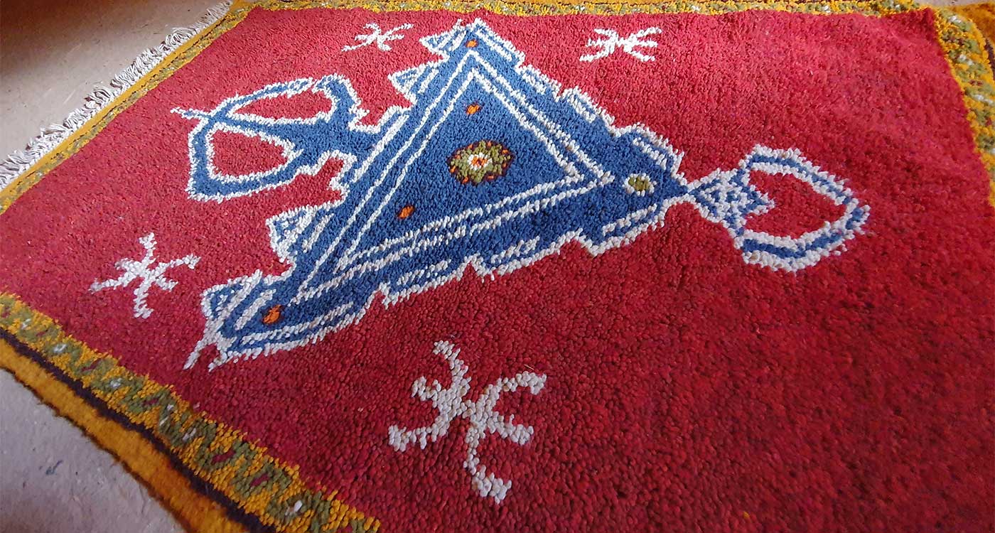 Tapis berbère de la région d'Ouarzazate