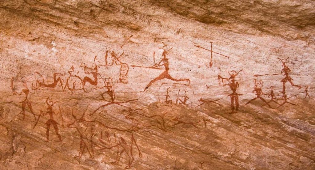 Peintures rupestres du Tadrart Acacus en Lybie