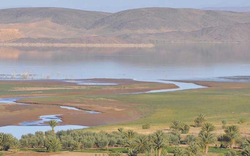 Le lac de Ouarzazate