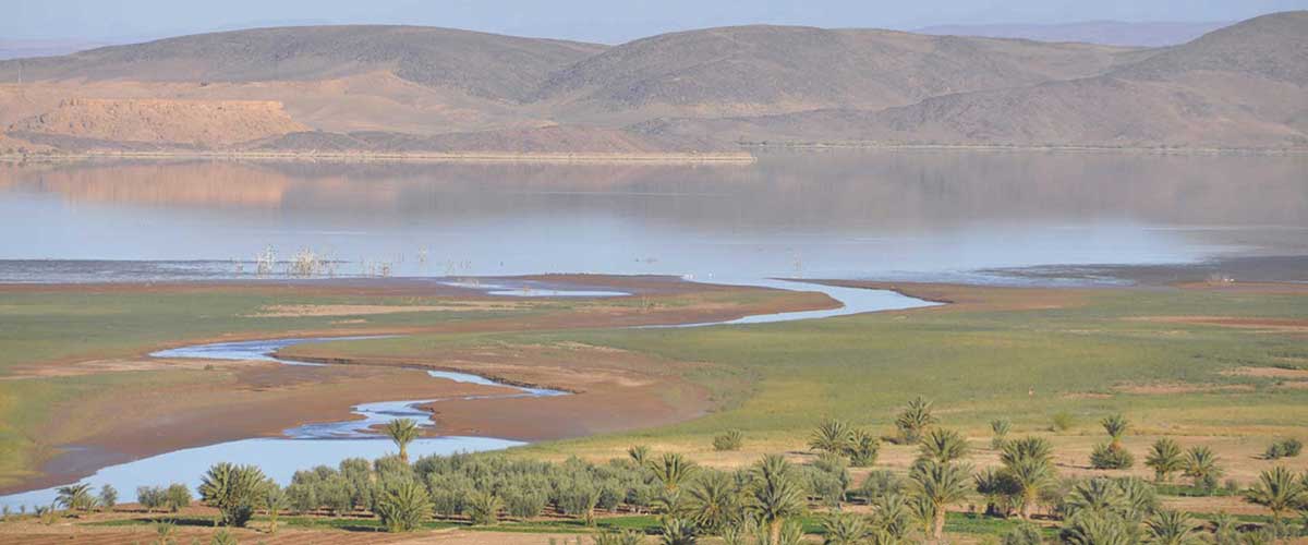 Le lac de Ouarzazate