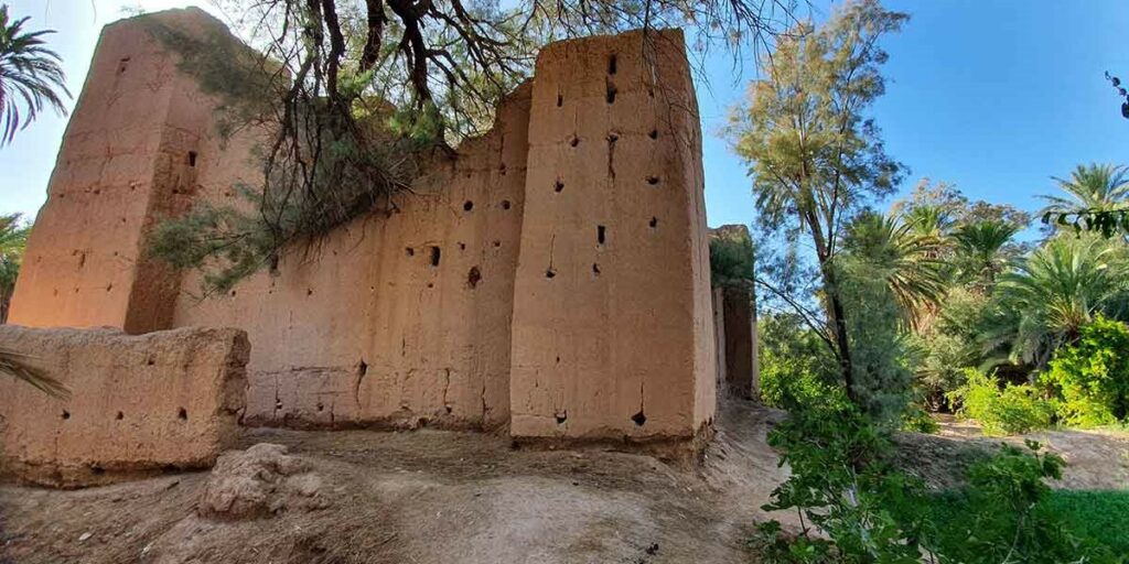 El Hara juif dans la palmeraie de Skoura