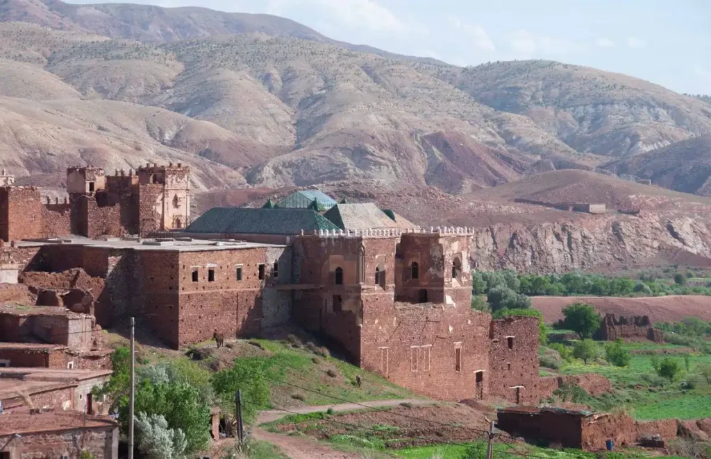 La casbah de Telouet avant le tremblement de terre