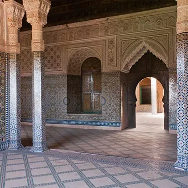Salle de réception de la casbah de Telouet